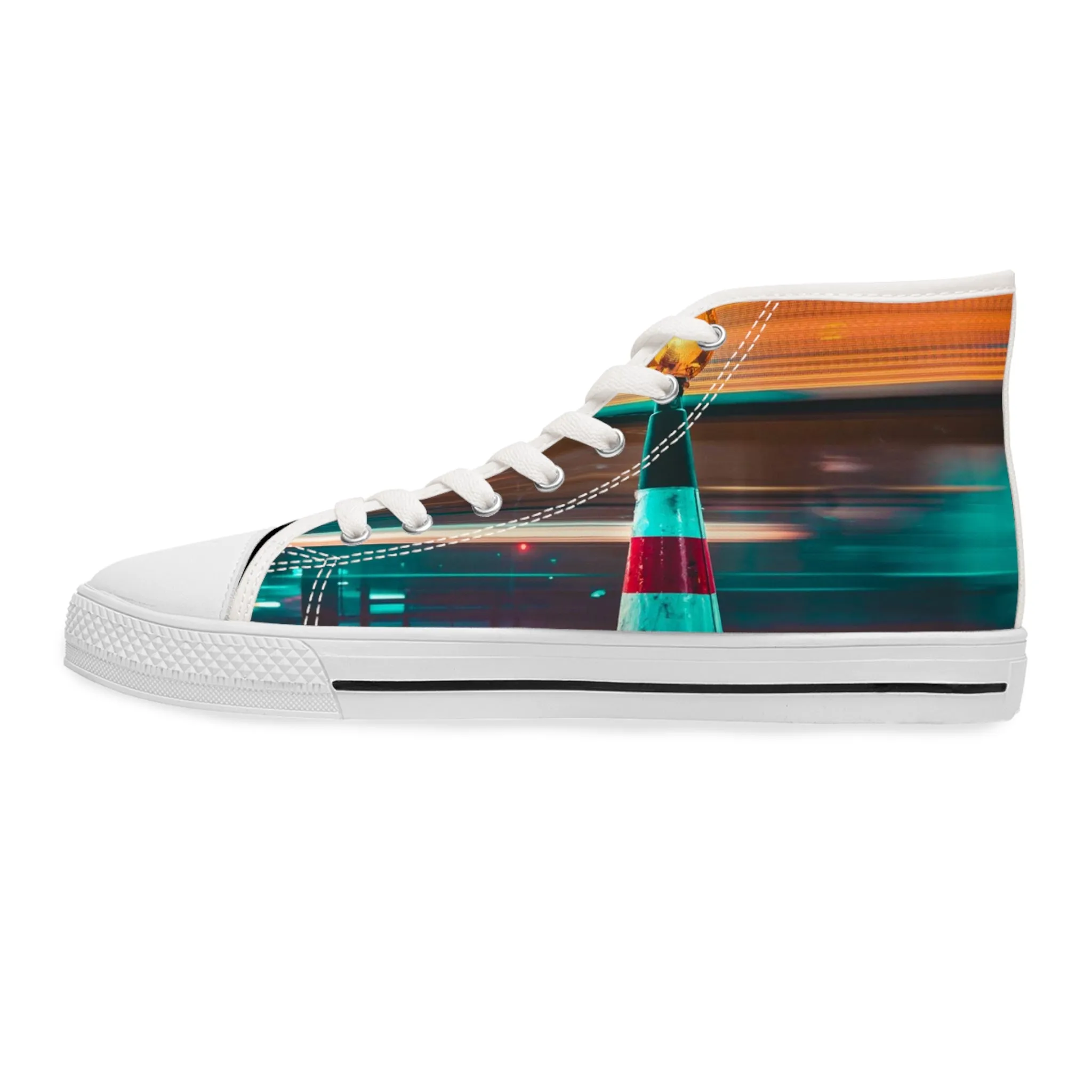 CAUTION -Women's High Top Sneakers