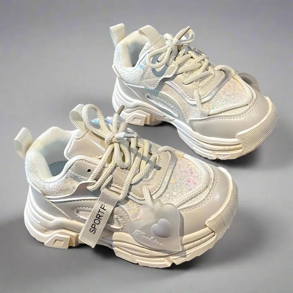 Children's Casual Shoes for Girls - Soft Sport Sneakers - TSS303