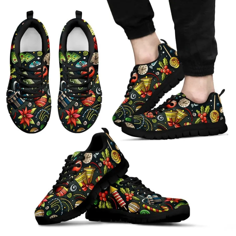 Christmas Ornaments Sneakers Mens Womens| Christmas Themed Sports Shoes