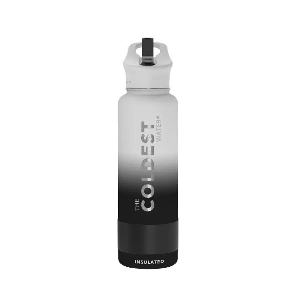 COLDEST 40 Oz (1.2 L) Sports Water Bottle with Wide Mouth Straw Lid