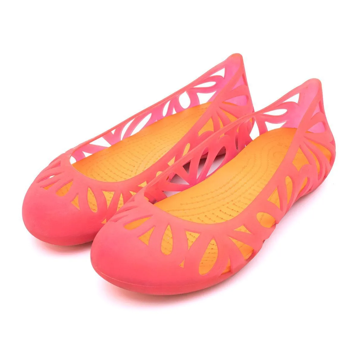 Crocs Adrina Iii Ballerinas Rubber Pink Colour For Women