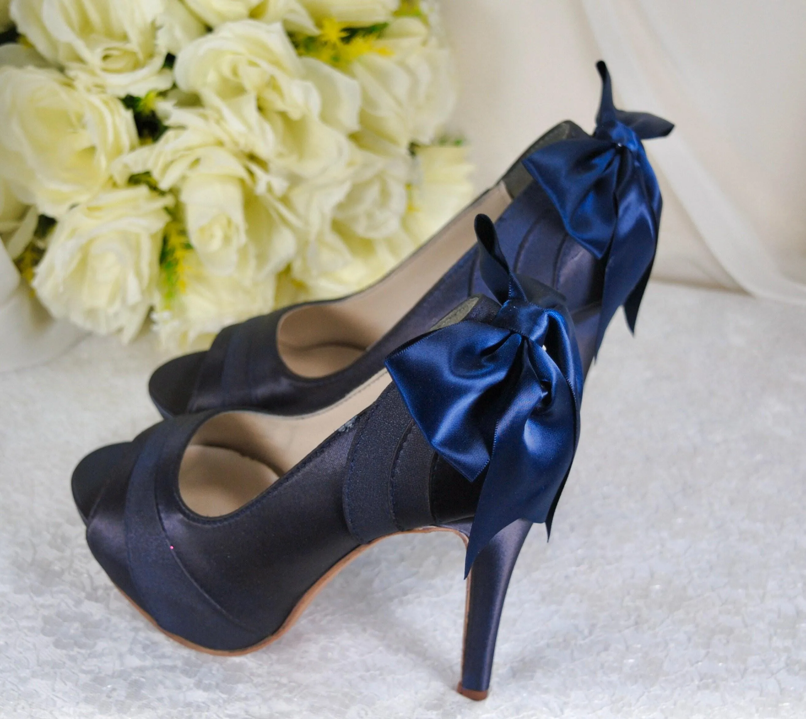 DARK NAVY Wedding Shoes Size UK4/US6.5