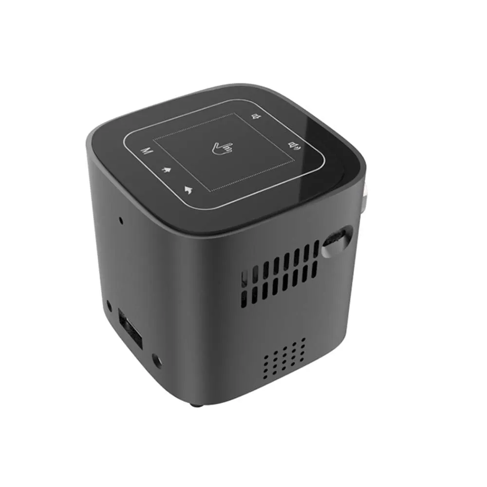 DL-S12 Mini Portable Smart Projector [ 50 ANSI Lumens] DLP Android Projector Full HD 1080p Built in Android 7.1 Outdoor