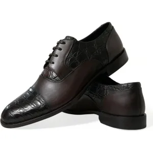 Dolce & Gabbana Elegant Brown Formal Derby Dress Shoes