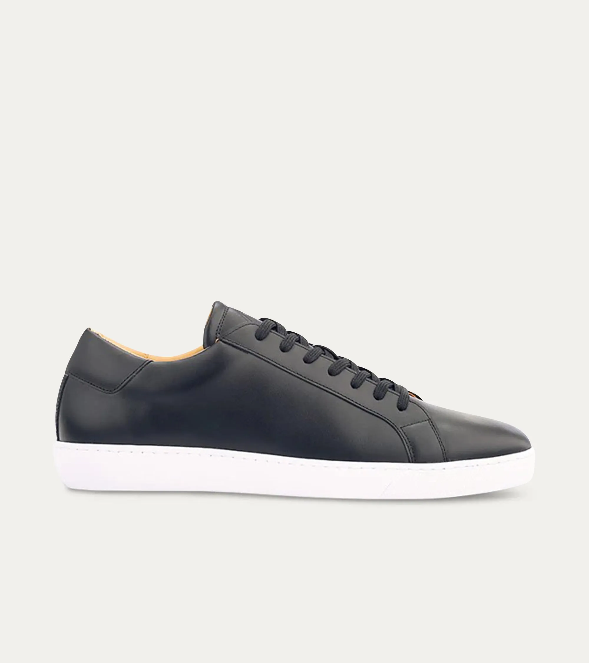 Dress Sneaker In Black Leather