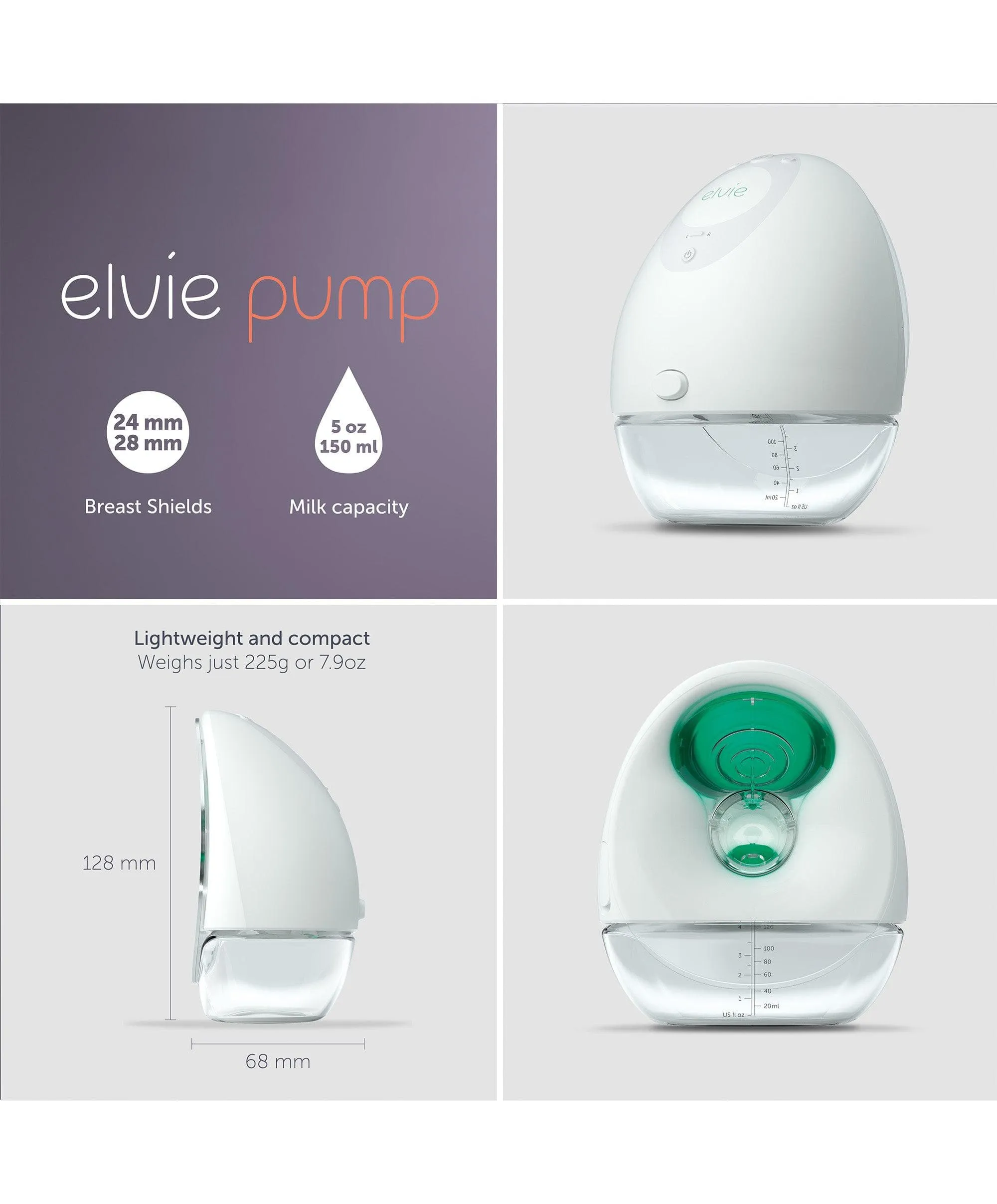 Elvie Single Electric Breast Pump