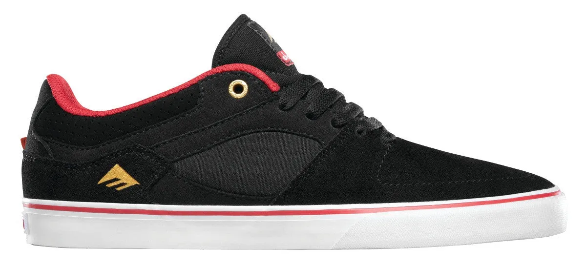 Emerica Shoes The Hsu Low Vulc X Chocolate - Black/Red/White