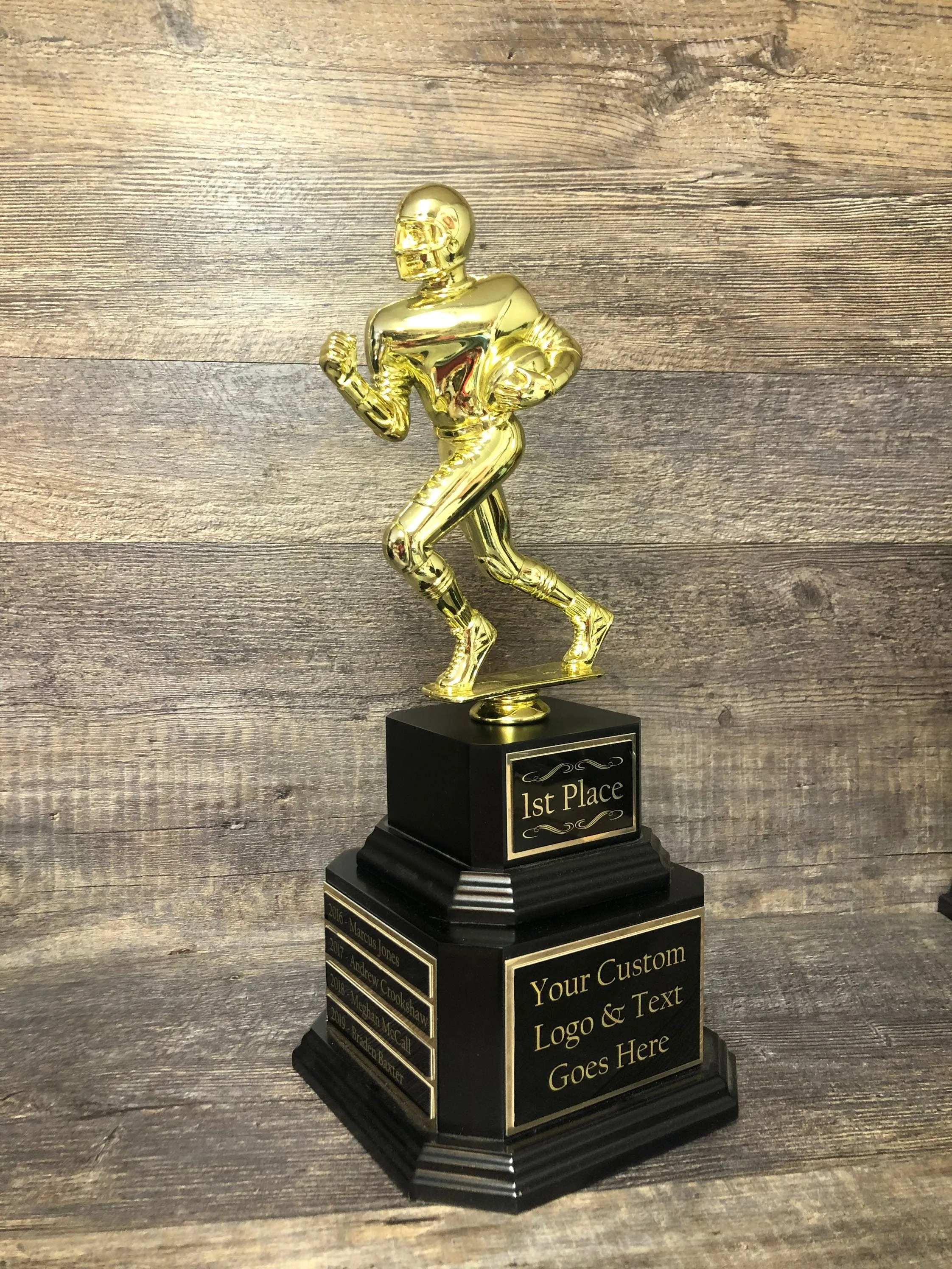 Fantasy Football League Perpetual Trophy FFL Trophy 17" Football Champion Trophy Football League Sports Award Winner XL Figure