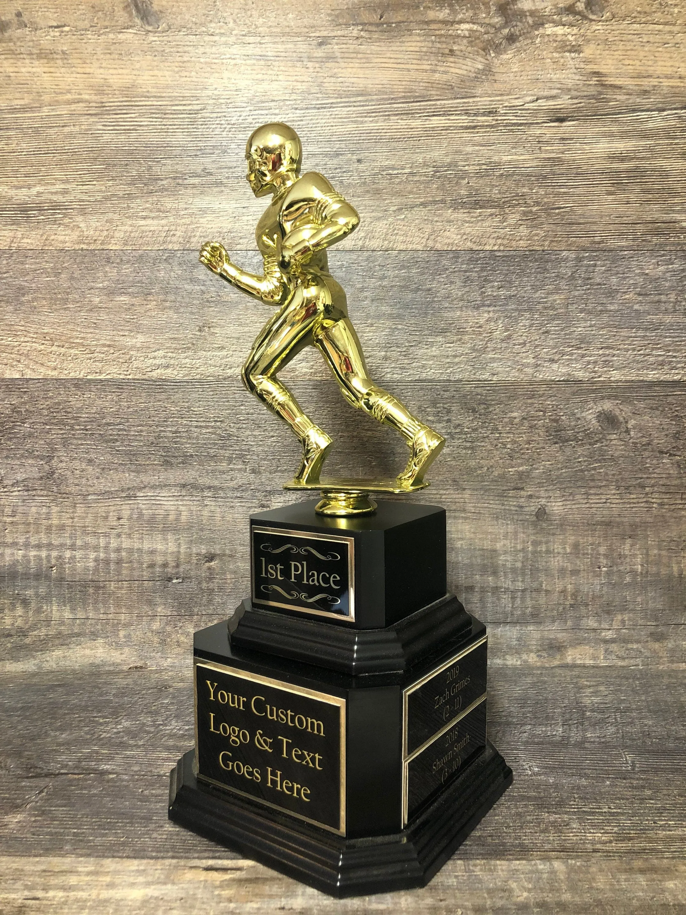 Fantasy Football League Perpetual Trophy FFL Trophy 17" Football Champion Trophy Football League Sports Award Winner XL Figure