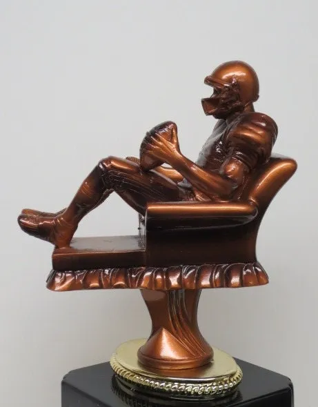 Fantasy Football Trophy Award Armchair Quarterback Football Trophy League Winner 9" Custom Personalized Trophy Free Engraving