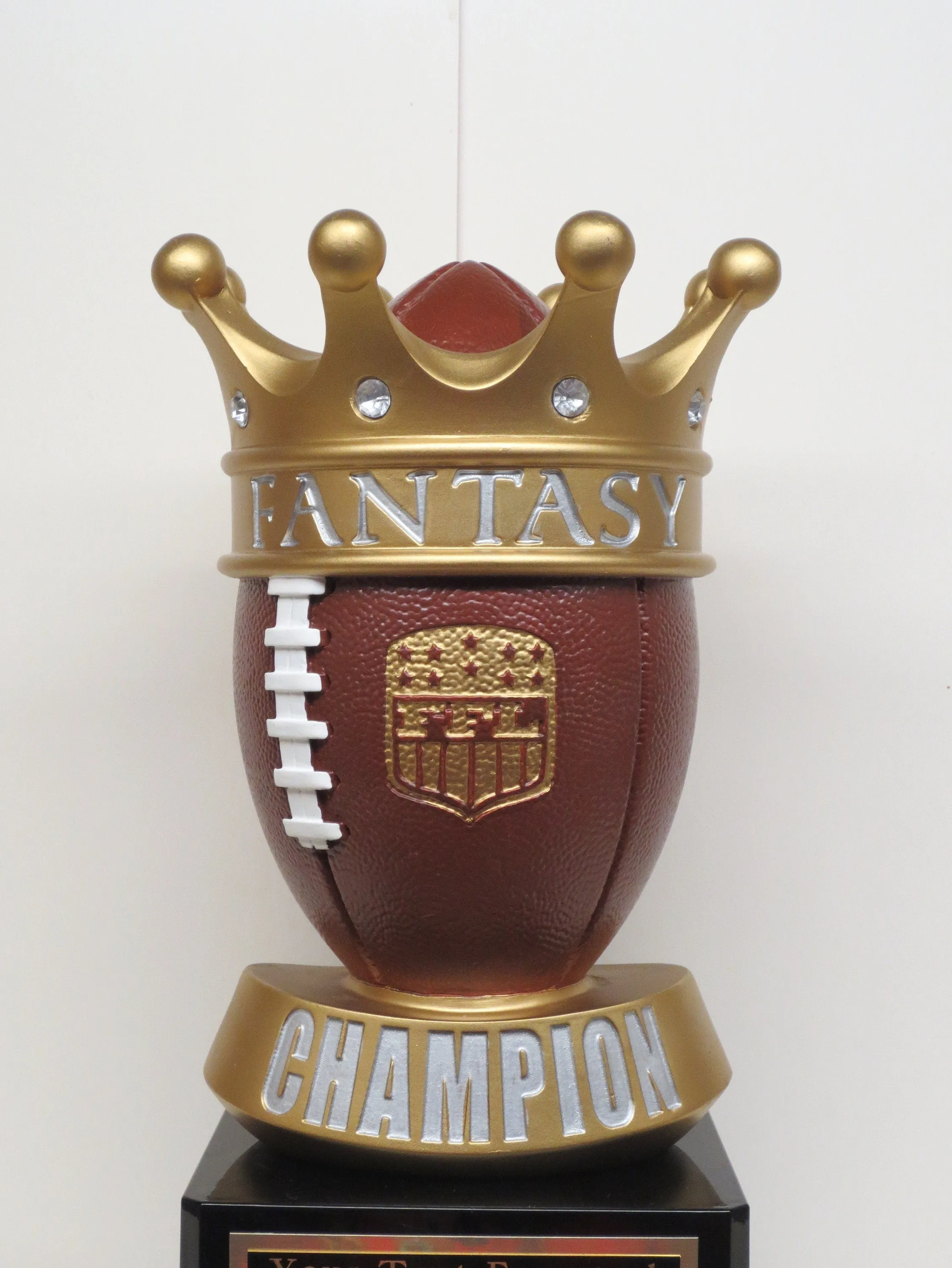 Fantasy Football Trophy League Trophy FFL Trophy ** SEE DESCRIPTION ** 11" League Champion Champ Trophy Crown Football League