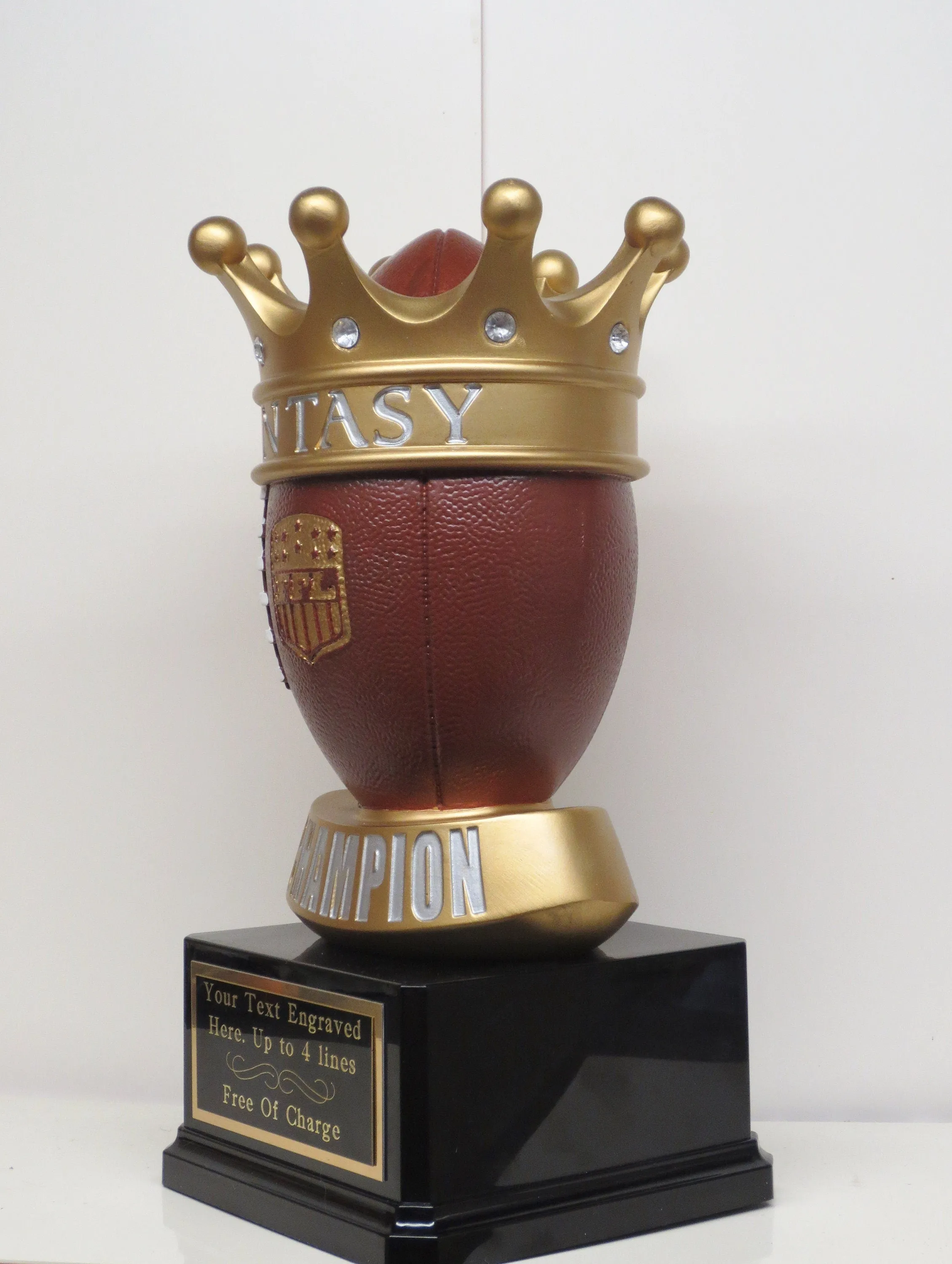 Fantasy Football Trophy League Trophy FFL Trophy ** SEE DESCRIPTION ** 11" League Champion Champ Trophy Crown Football League