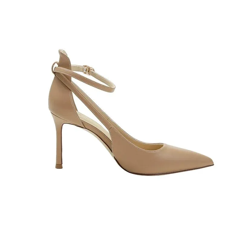 Feiyan Khaki High Heel Shoes: Chic Footwear for Style Lovers