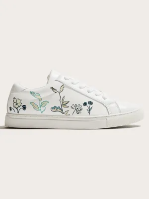 Flowers Sneaker - Blue