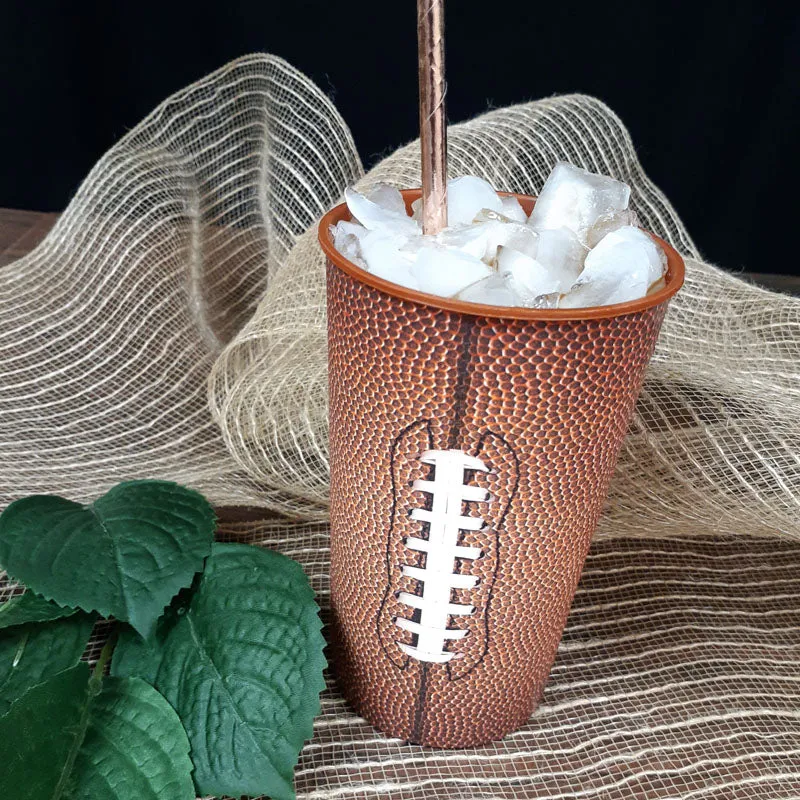 Football Plastic Cup - 22 ounces