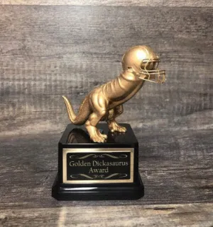 Funny Trophy Fantasy Football League LOSER Sacko Trophy FFL Last Place Dickasaurus Award Penis Trophy You're A Dick Dickhead Dinosaur Award