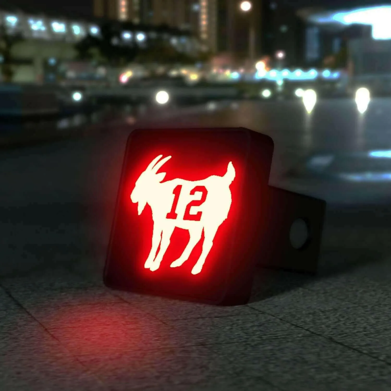 Goat Animal LED Hitch Cover - Third Brake Light