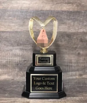 Golf Trophy HAIRY Balls Loser Trophy Perpetual You Suck Last Place Trophy You've Got Balls Funny Trophy Adult Humor Testicle Guy's Trip