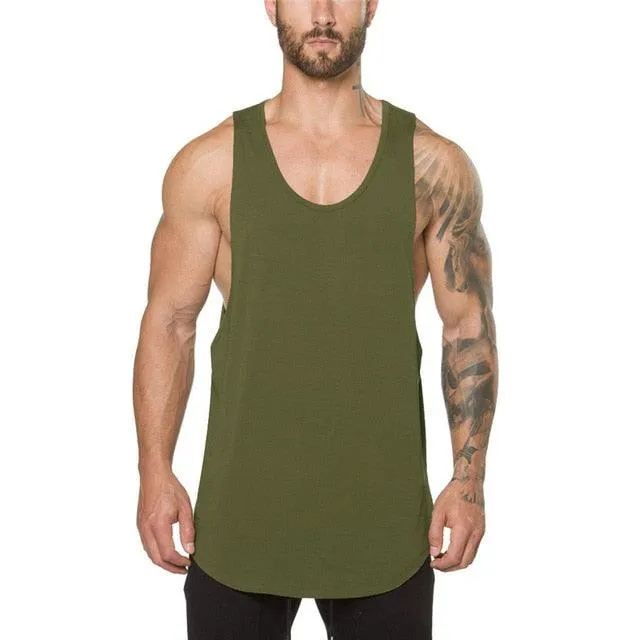 Great Stringer Clothing Bodybuilding Tank Top - Men's Fitness Singlet Sleeveless Shirt (TM7)