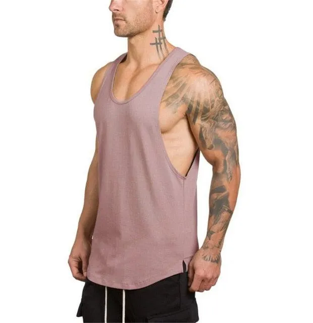 Great Stringer Clothing Bodybuilding Tank Top - Men's Fitness Singlet Sleeveless Shirt (TM7)