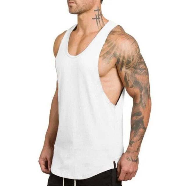 Great Stringer Clothing Bodybuilding Tank Top - Men's Fitness Singlet Sleeveless Shirt (TM7)