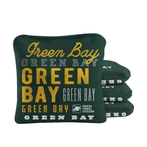 Green Bay Football Vintage Gameday Synergy Pro Cornhole Bags