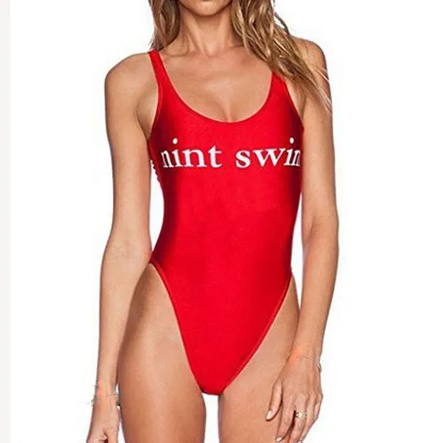 Hot Sale Womens Swimwear Beyonce Bodysuit Jumpsuits Costume Sports Wear Sexy Slim One Piece Swimsuit Backless Bathing Suit