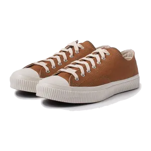 IHSN-01-BRN - 17oz Cotton Duck Low-Top Sneakers - Brown