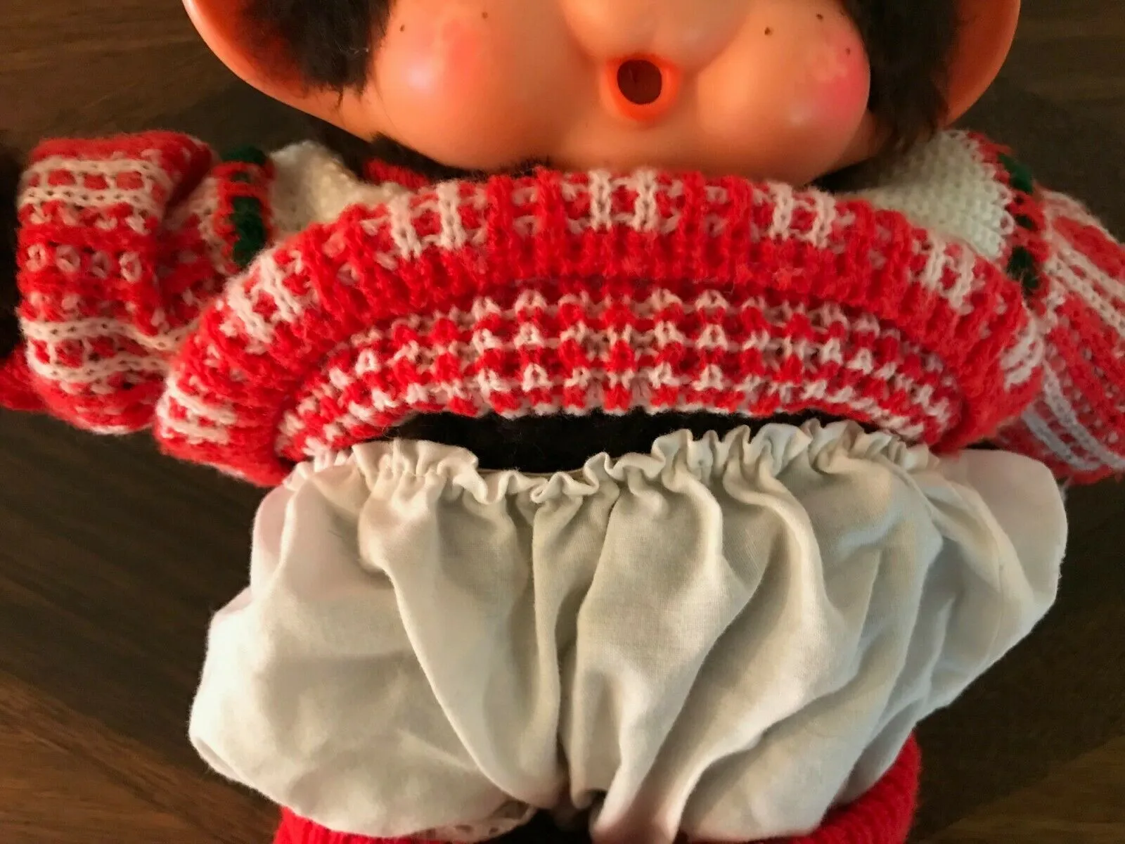 Japanese Japan TOHO Monchhichi Monchichi Monkey Dressed Daisuke 13" Sleepy Eyes