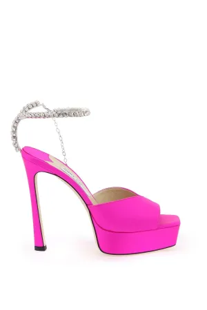 Jimmy choo saeda 125 platform sandals