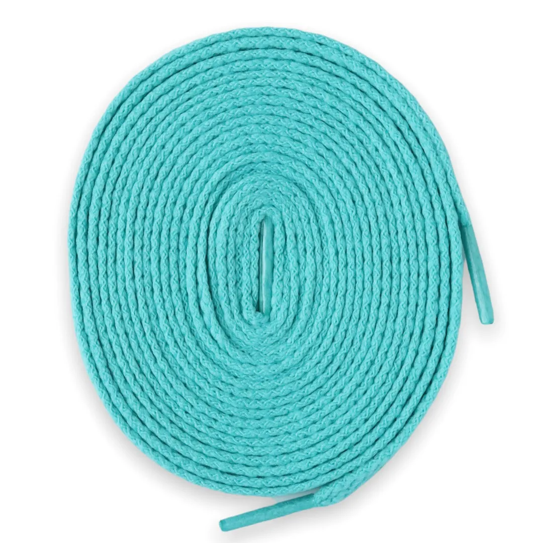 Jordan 1 Laces Basics Flat Thin - Teal Laces