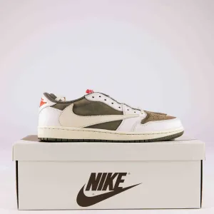 Jordan 1 Retro Low OG SP Travis Scott Reverse Mocha - Used - 0123