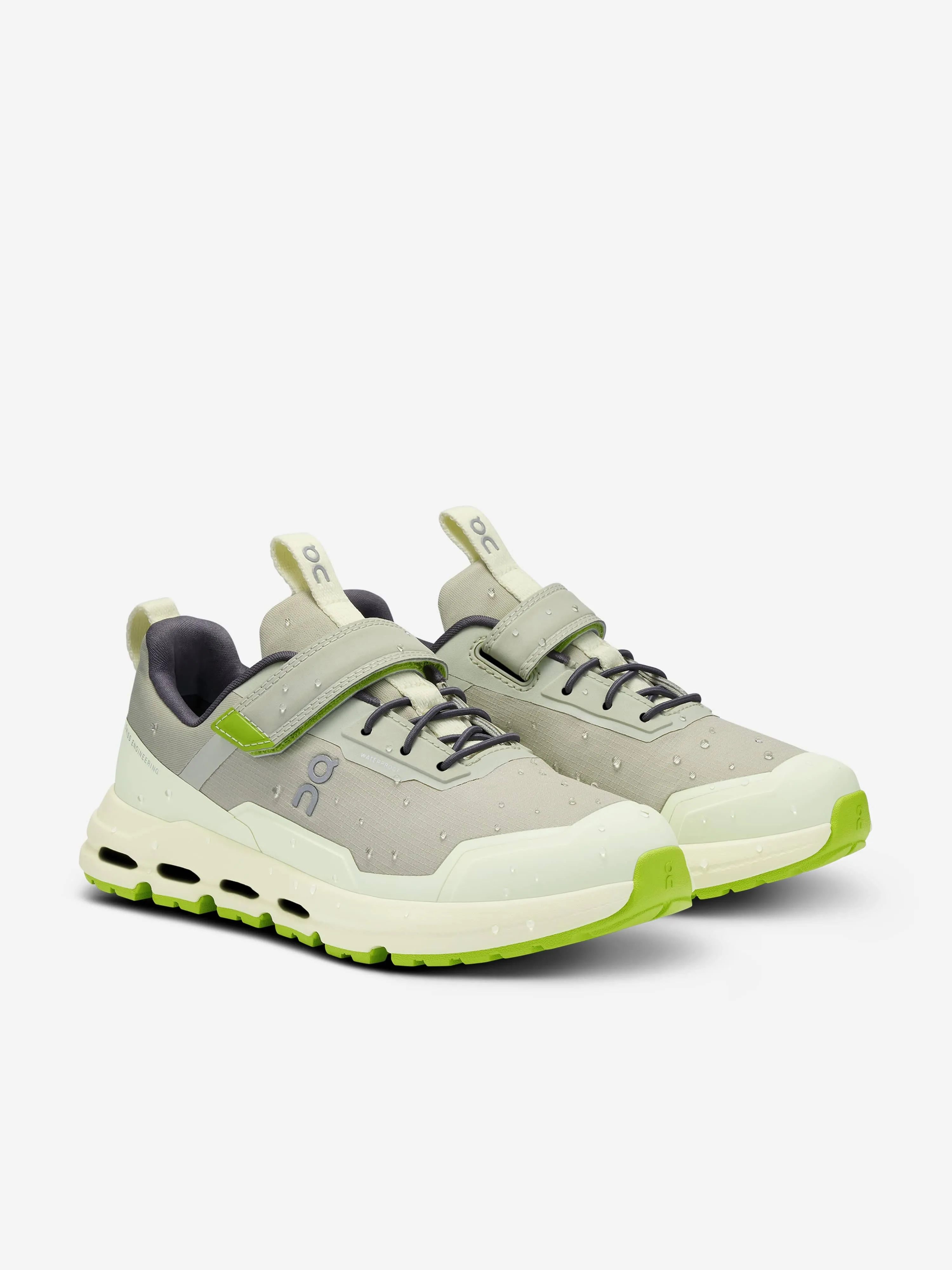 Kids Cloudhero Mid Waterproof Trainers in Green