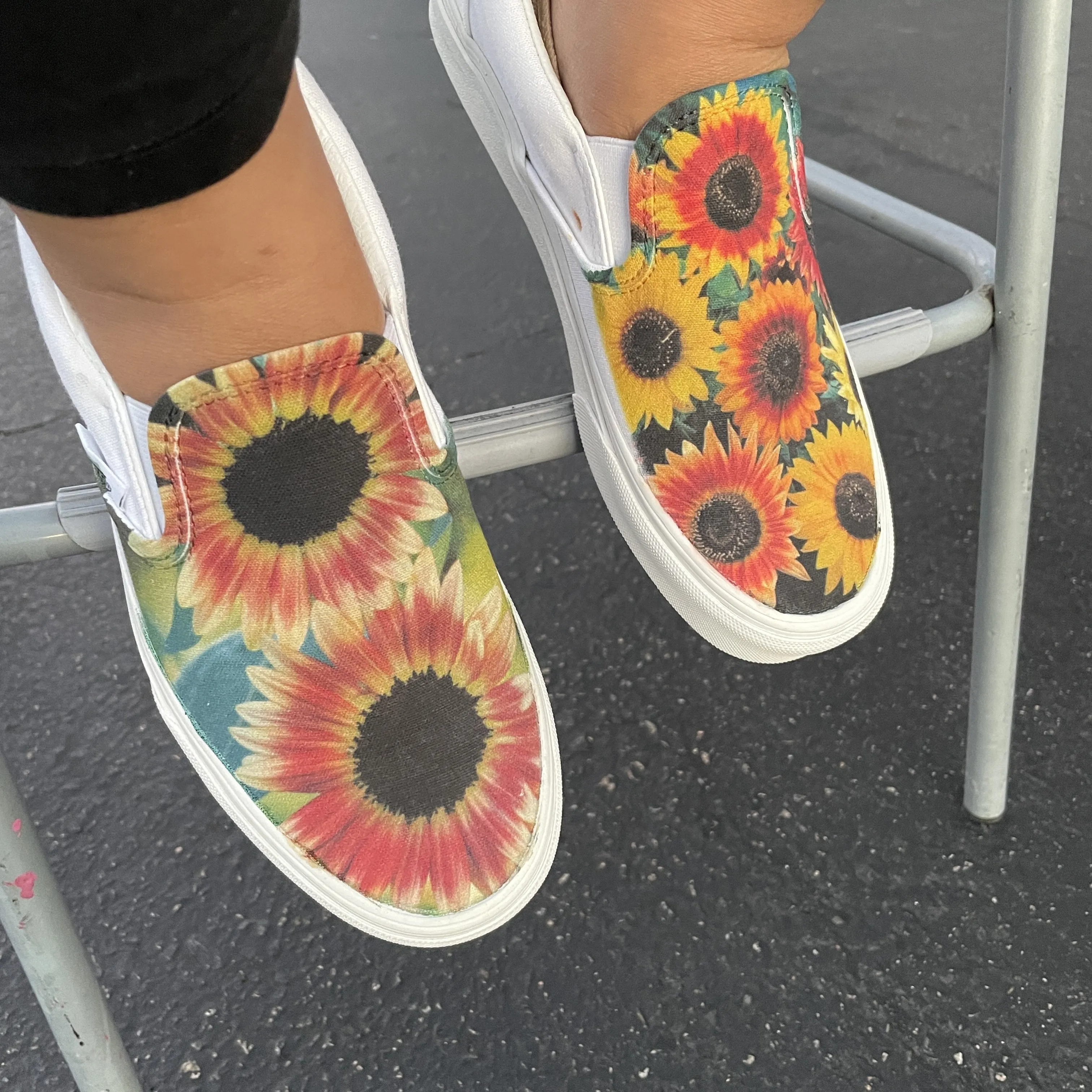 Kids Shoes - Sunflower Custom Slip Ons