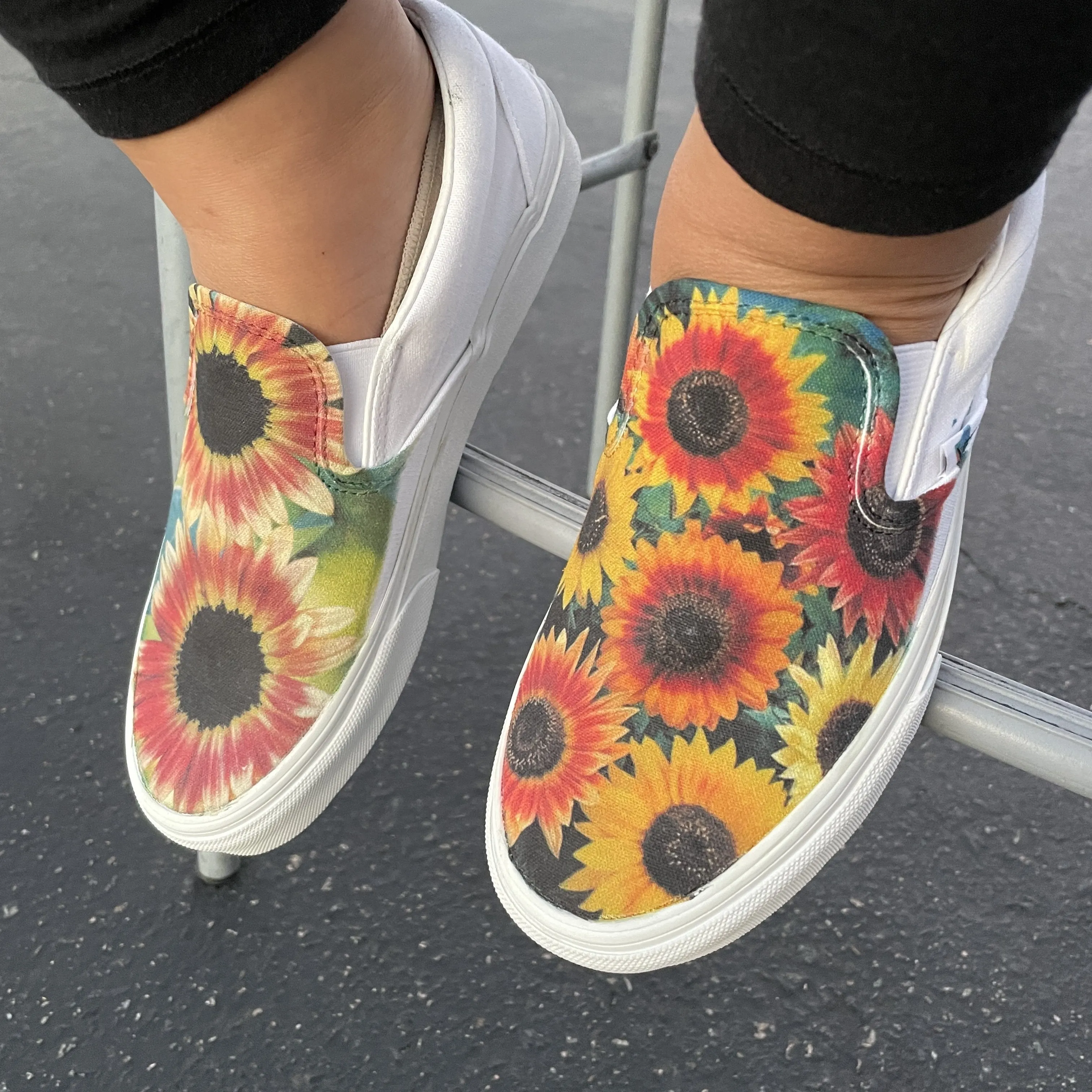 Kids Shoes - Sunflower Custom Slip Ons