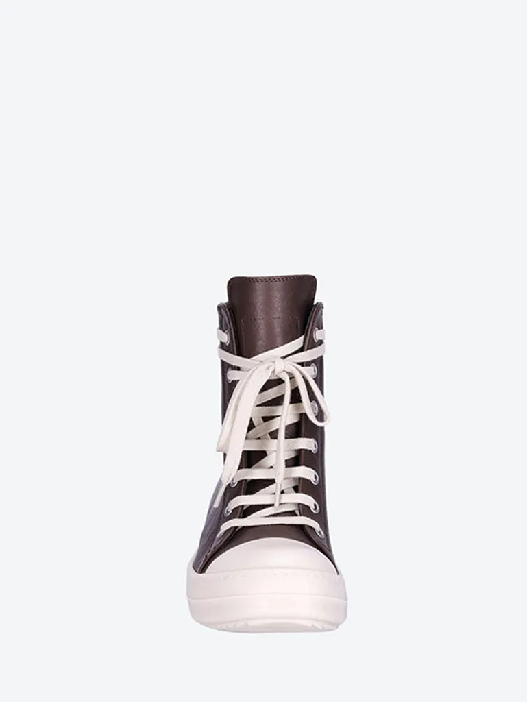 Leather sneakers