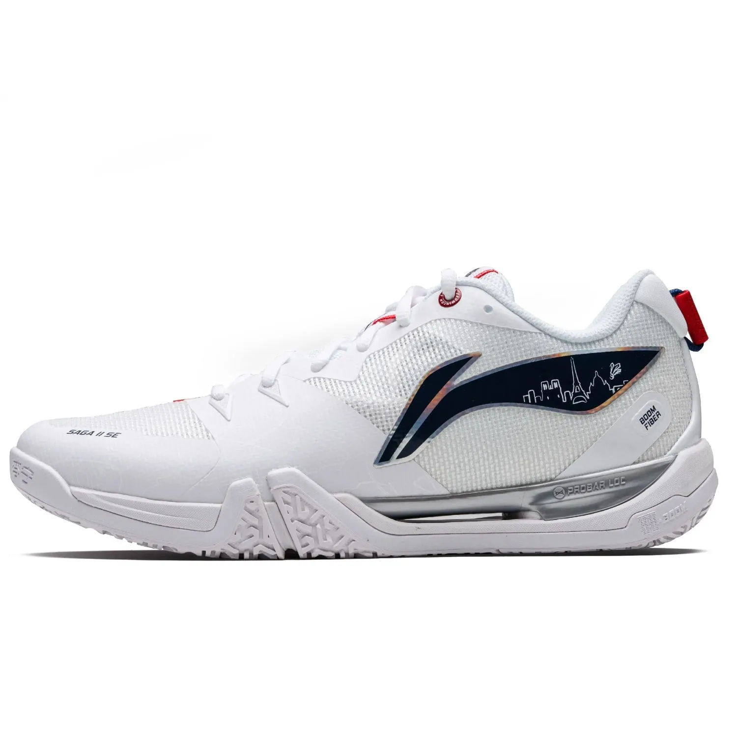 Li-Ning Saga II SE Professional Badminton Shoes, Standard White