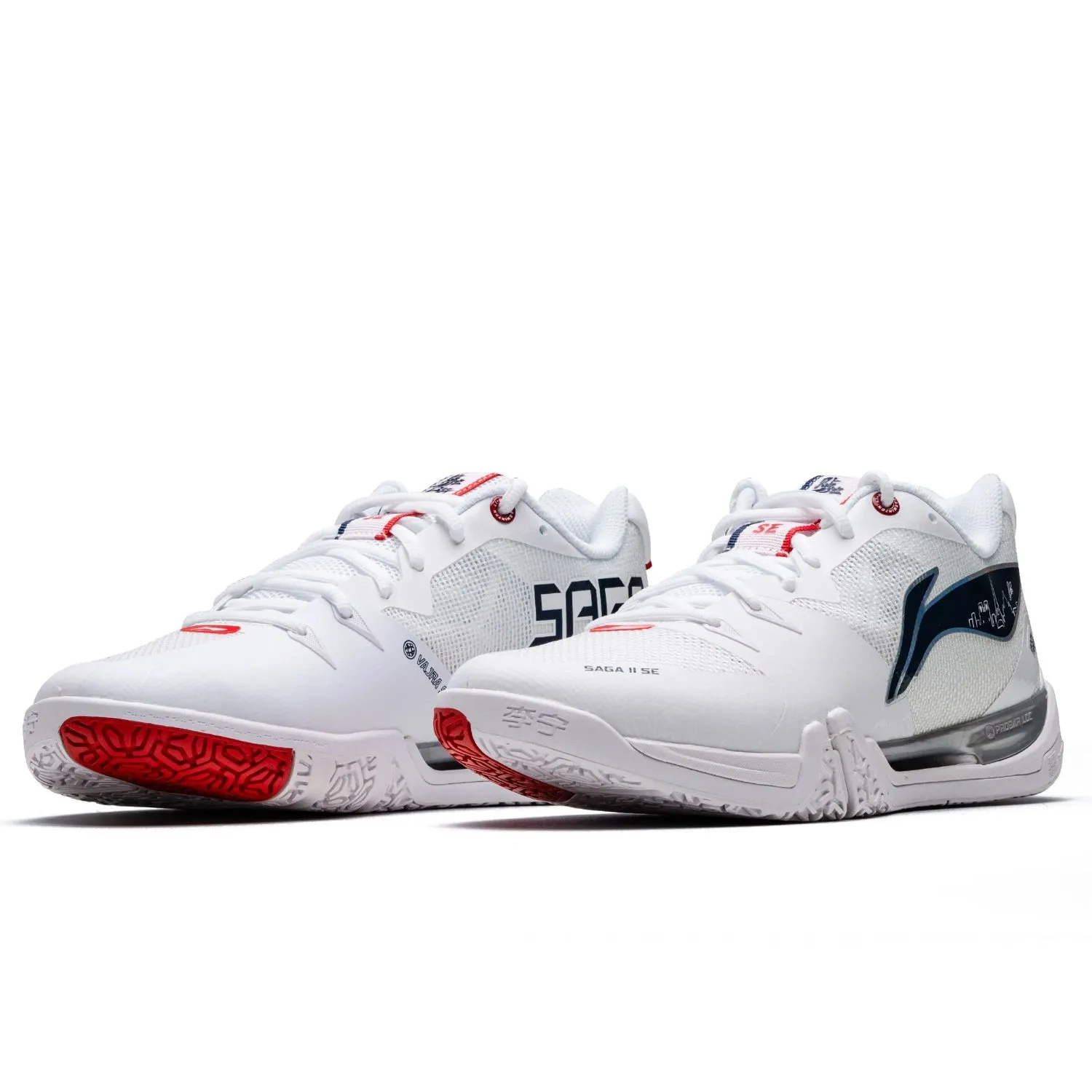 Li-Ning Saga II SE Professional Badminton Shoes, Standard White