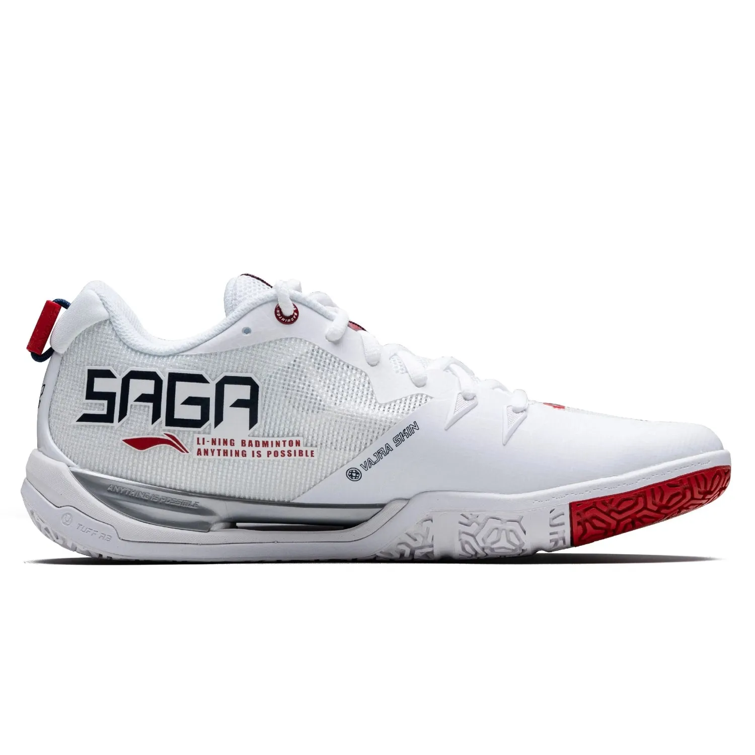 Li-Ning Saga II SE Professional Badminton Shoes, Standard White