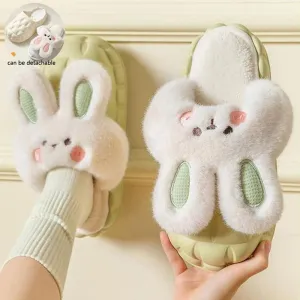 LovelyRLovely Cute Rabbit Fuzzy Slippers