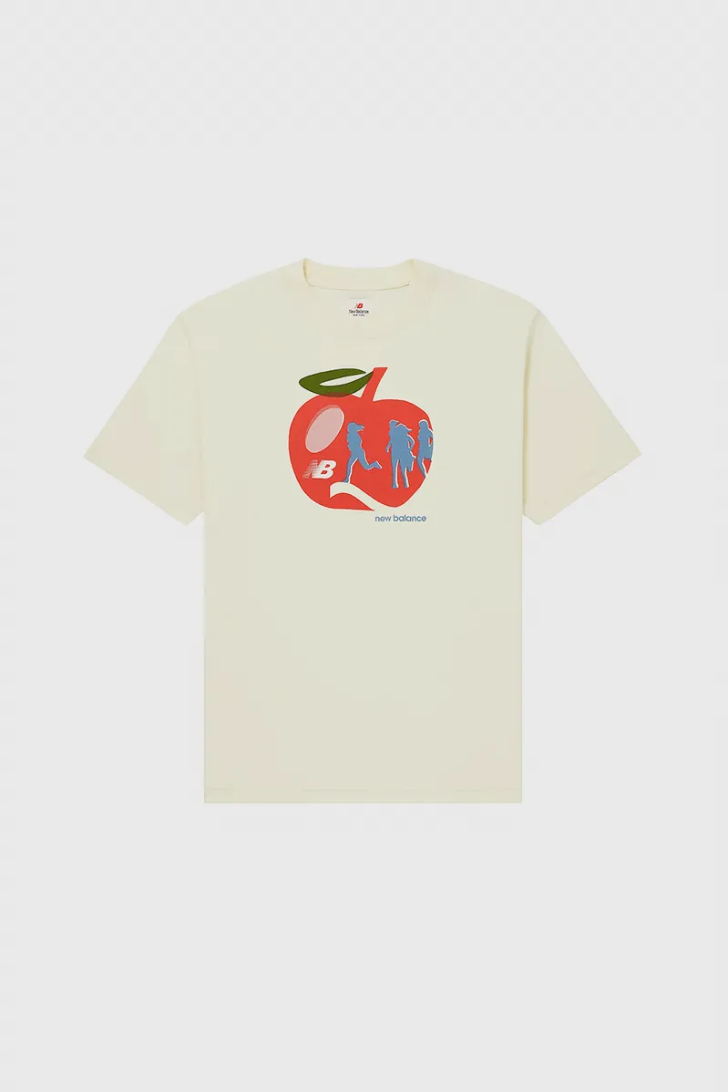 Made in USA Apple Graphic Tee - Dawn Glow