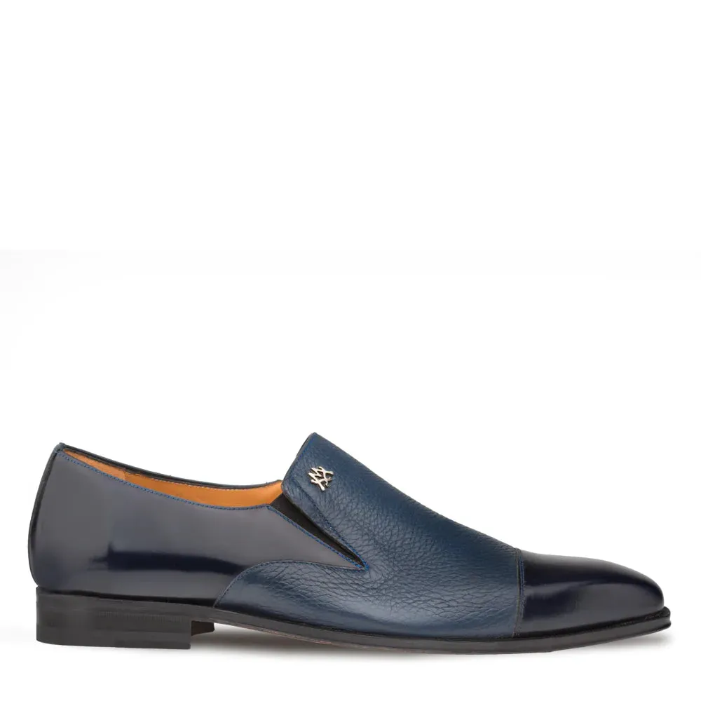 Mezlan Milani Slip on Italian Loafer Shoe-Blue