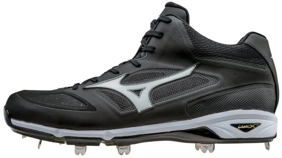 Mizuno Mens Dominant IC Mid Metal Baseball Cleats