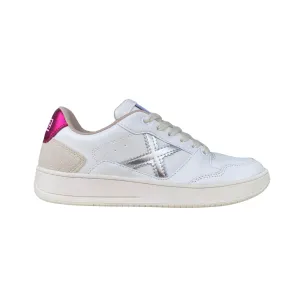 Munich scarpa sneakers da donna Legit 95 8908095 bianco-argento-fucsia