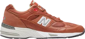 New Balance 991 Made in England 'Elite Gent Pack - Burnt Orange' Sneakers, Brown