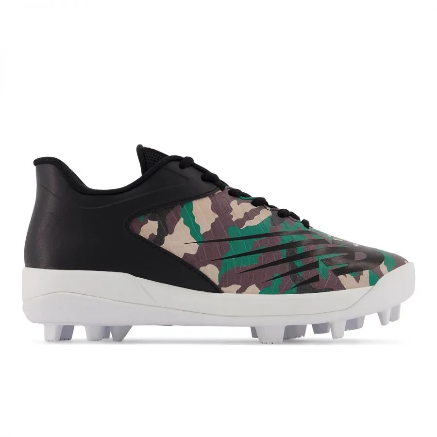 New Balance Youth 4040v6 Camo Low Rubber Baseball Cleats