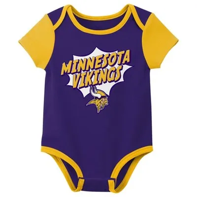 NFL Infant Boys' AOP 3pk Bodysuit