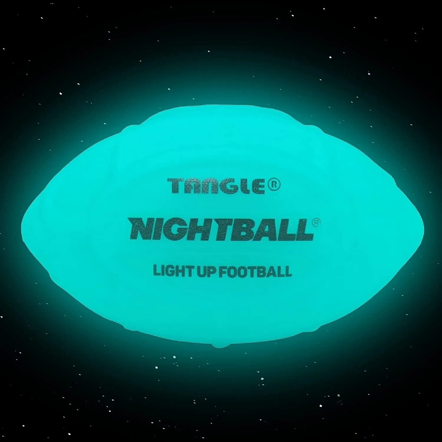 Nightball Glow in the Dark Light Up Football Blue