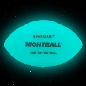 Nightball Glow in the Dark Light Up Football Blue