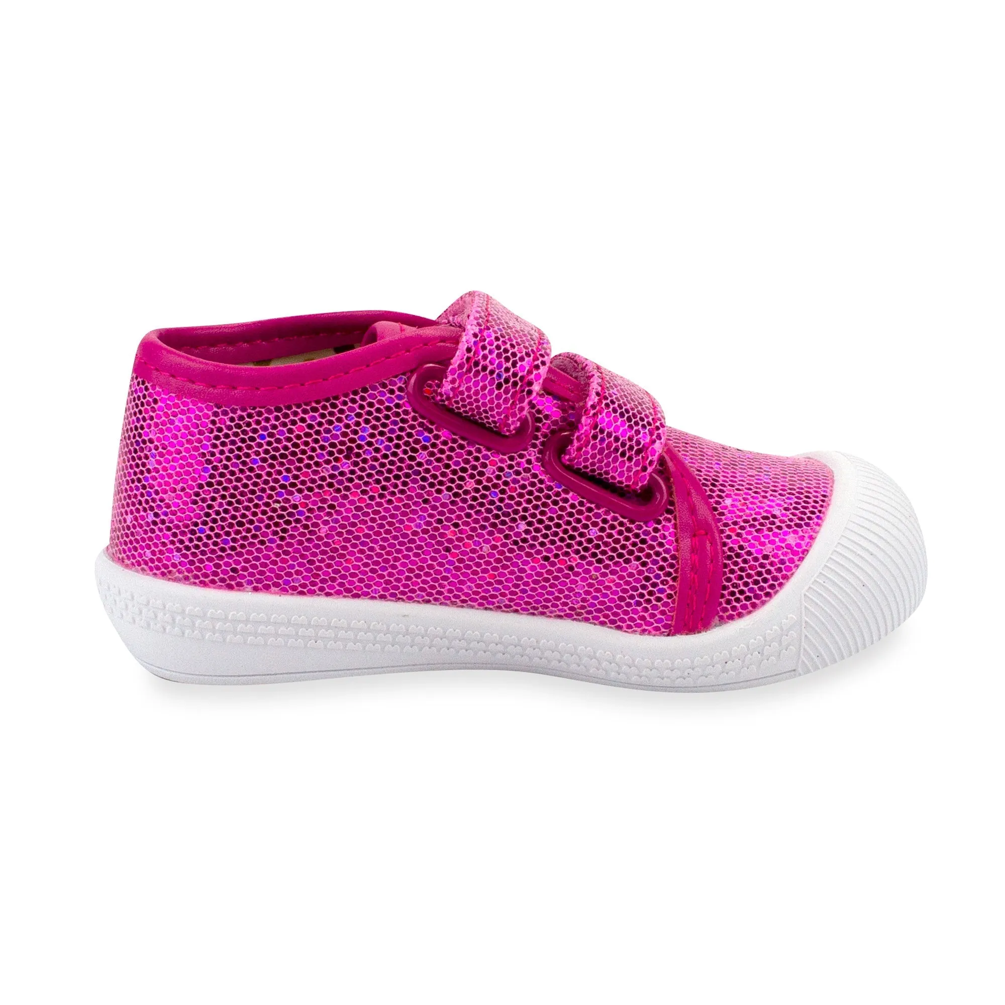 Nina Double V Baby Shoe - Azalea Sparkle